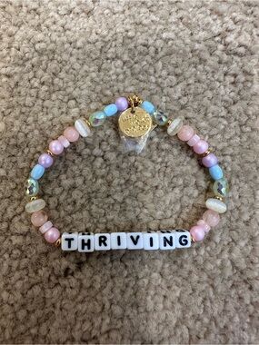 Little Words Project ‘Thriving’ Beaded Bracelet May 2026 Word of the Month